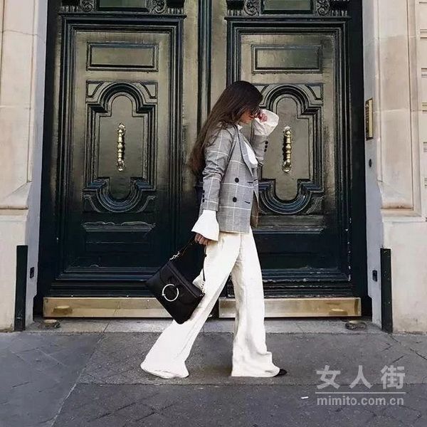 正式又帅气的感觉，干练女人早春出街示范